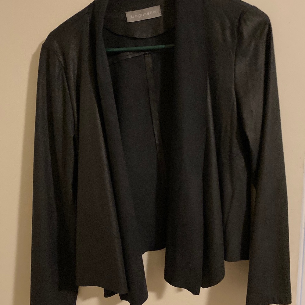 Faux suede jacket
